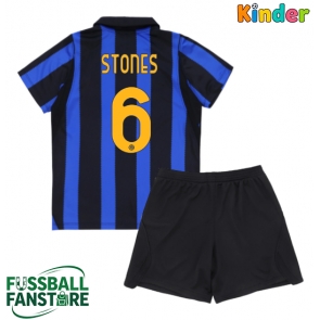 Inter Milan John Stones #6 Replik Heimtrikot Kinder 2026-27 Kurzarm (+ Kurze Hosen)